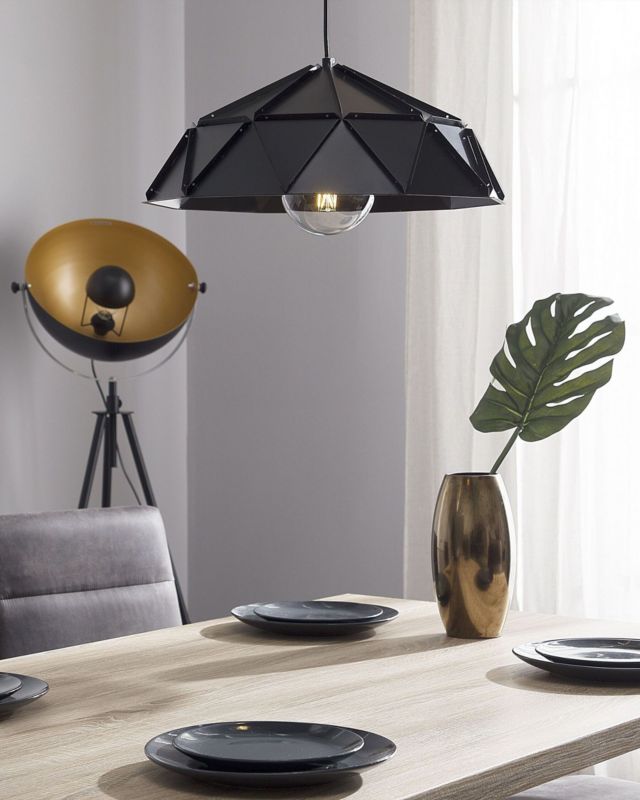 Lampa wisząca Senia Metal Czarny 1 szt.