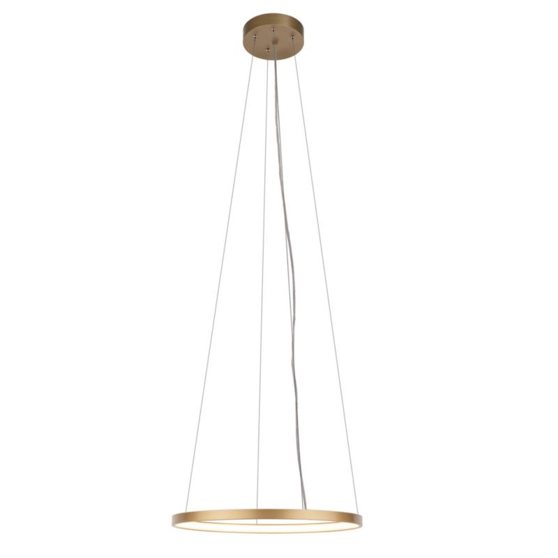 Lampa wisząca Shilo Agari 3252 złoty mat ring wbudowany LED 35W 1 szt.