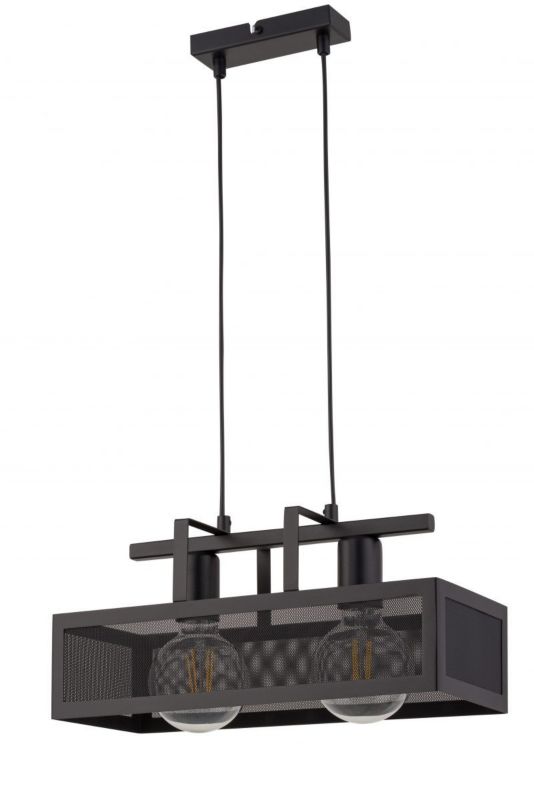 Lampa wisząca Sigma Lighting Albert 4244 czarna dekoracyjna 2xE27 x 1 szt.