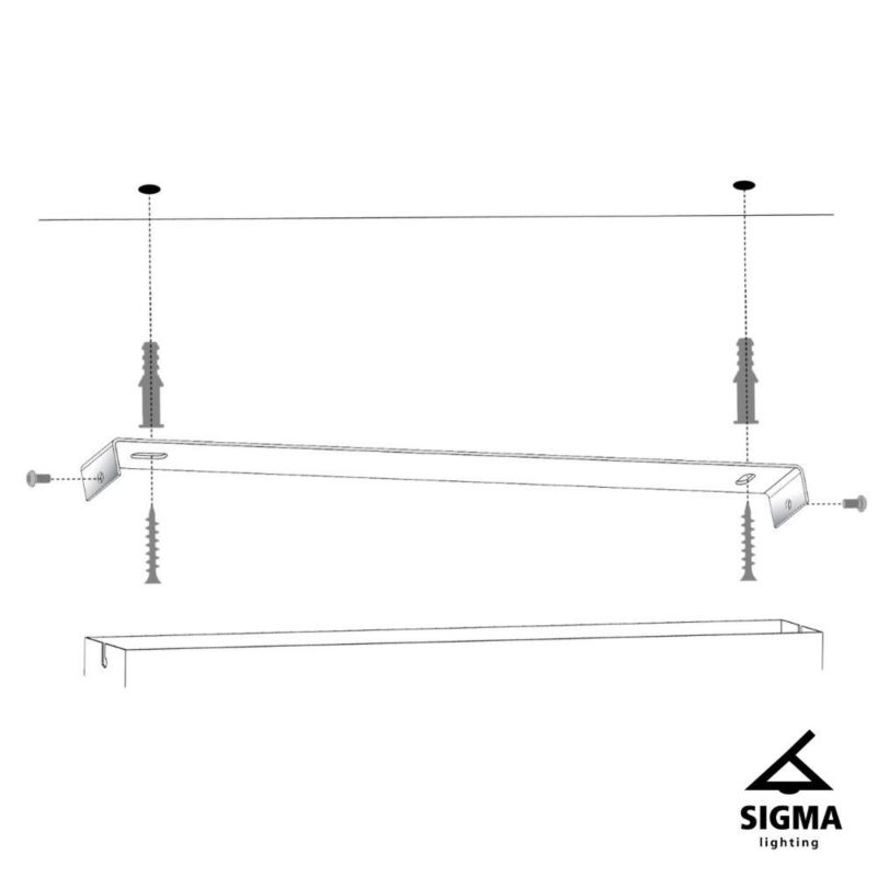 Lampa wisząca Sigma Lighting Sopel 4322 czarna tuby listwa 5xG9 x 3W 1 szt.