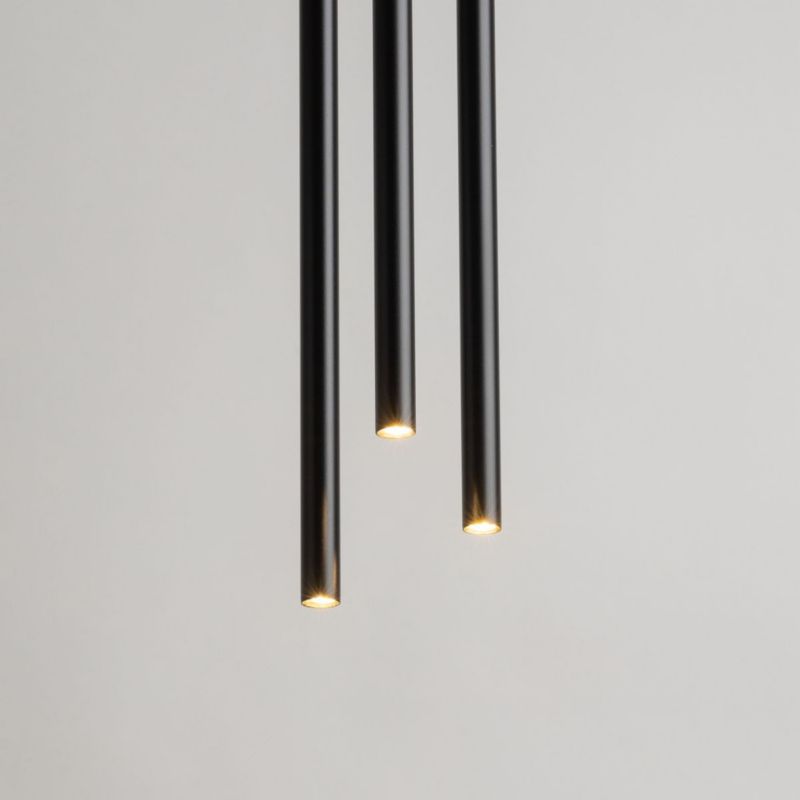 Lampa wisząca Sigma Lighting Sopel 4391 czarna dekoracyjna 3xG9 x 3W 1 szt.