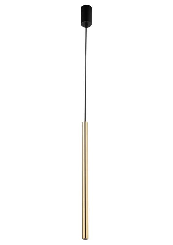 Lampa wisząca Sigma Lighting Sopel Lux 6517 czarno-złota dekoracyjna 1xG9 x 1 szt.