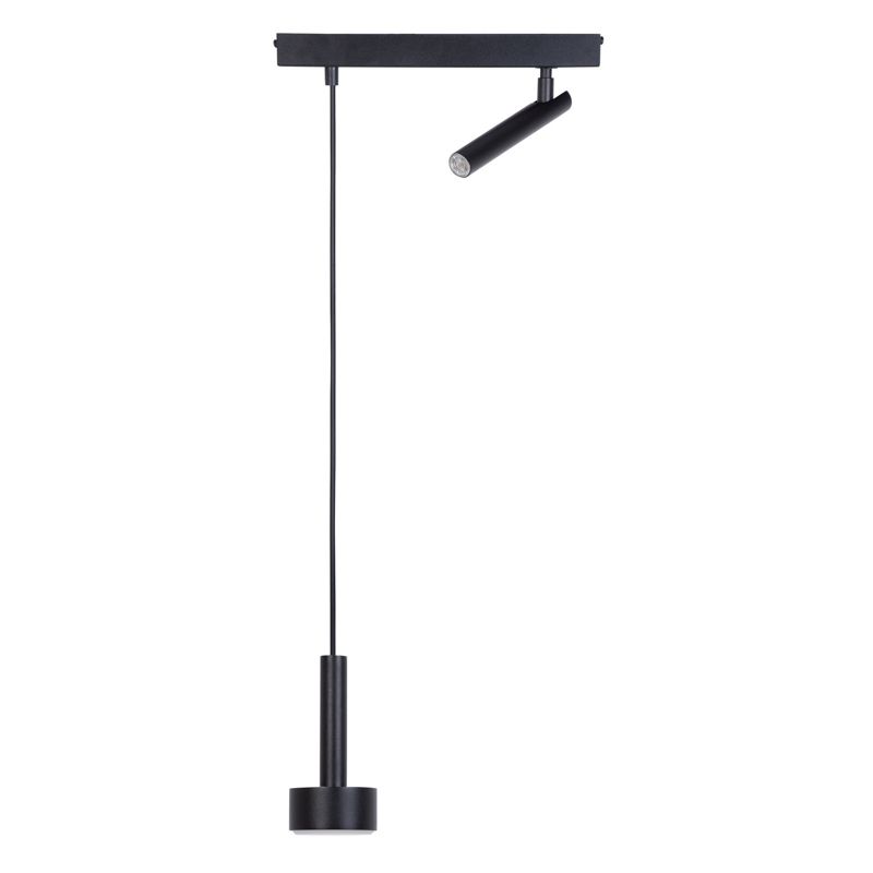 Lampa wisząca Sigma Lighting Stamp 6188 czarna nowoczesna 2xGX53+G9 x 12W 1 szt.