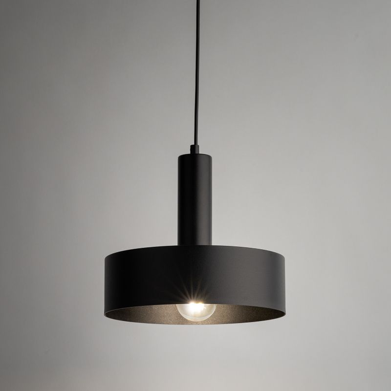 Lampa wisząca Sigma Lighting Vitrum 7286 czarna styl klasyczny 1xE27 x 1 szt.