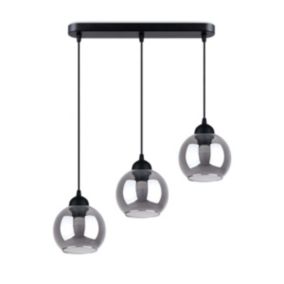 Lampa wisząca Sollux Lighting ALINO 3 czarna 1 szt.
