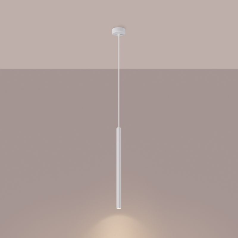 Lampa wisząca Sollux Lighting ARCHE 1 biała 1 szt.