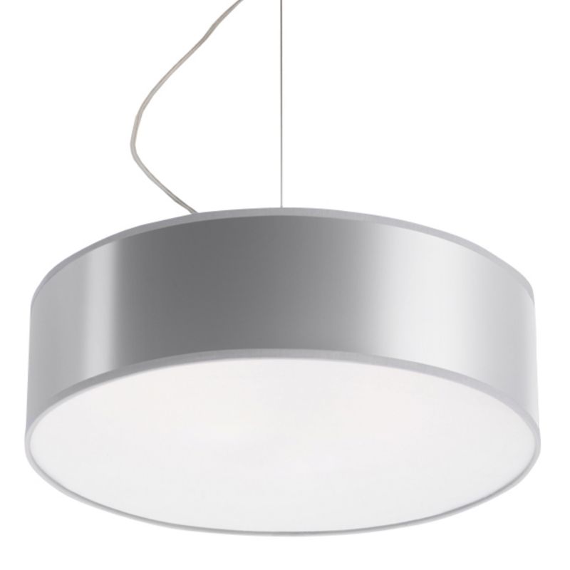 Lampa wisząca Sollux Lighting ARENA 35 szara 1 szt.