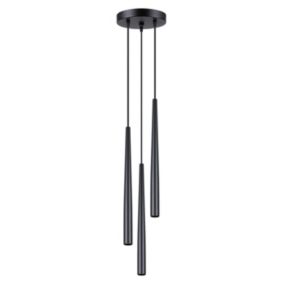 Lampa Wisząca Sollux Lighting BLISS 3P czarna 1 szt.