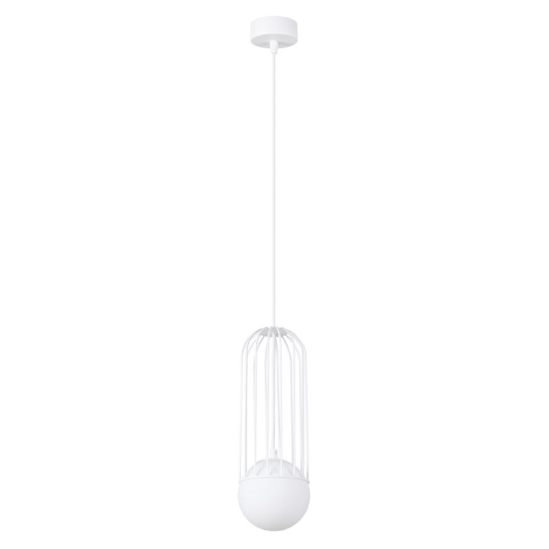 Lampa wisząca Sollux Lighting BRINA 1 biała 1 szt.