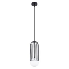 Lampa wisząca Sollux Lighting BRINA 1 czarna 1 szt.