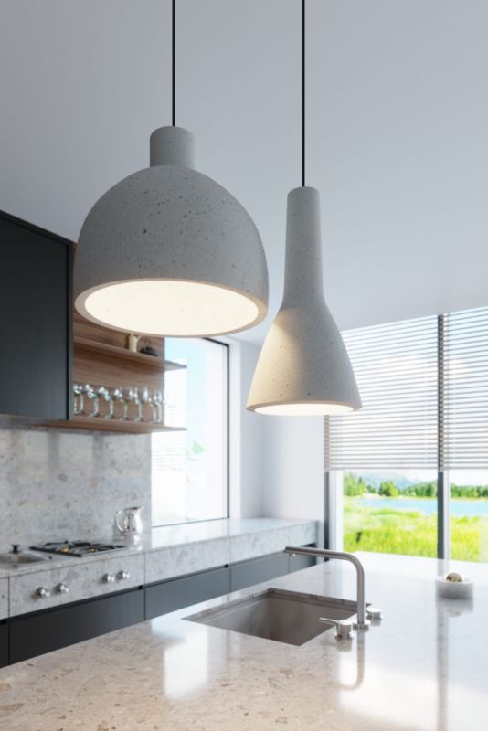 Lampa wisząca Sollux Lighting Empoli 7799 szara punktowa betonowa nad stół 1xE27 x 60W 1 szt.