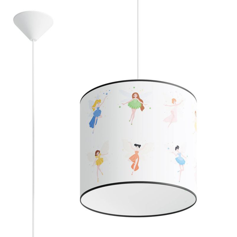 Lampa wisząca Sollux Lighting Fairy 6463 wielokolorowy dziecięca 1xE27 x 1 szt.