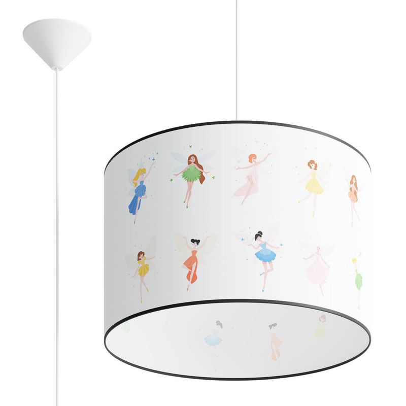 Lampa wisząca Sollux Lighting Fairy 6470 wielokolorowy dziecięca 1xE27 x 1 szt.