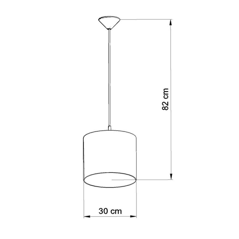 Lampa wisząca Sollux Lighting Football B 6579 biało-czarna dziecięca 1xE27 x 1 szt.