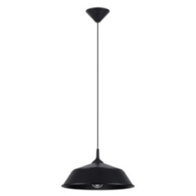 Lampa wisząca Sollux Lighting FRIKA czarna 1 szt.