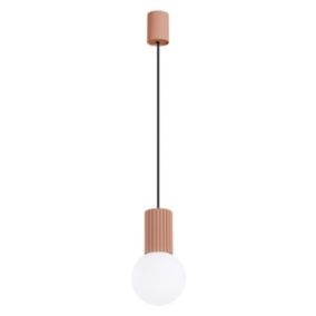 Lampa wisząca Sollux Lighting HALO 1 mocca  1 szt.