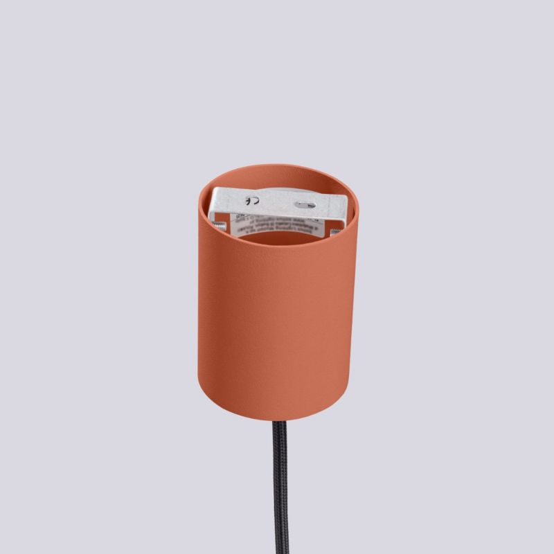 Lampa wisząca Sollux Lighting Halo 7495 ochra czerwono-biała nowoczesna 1xG9 x 1 szt.