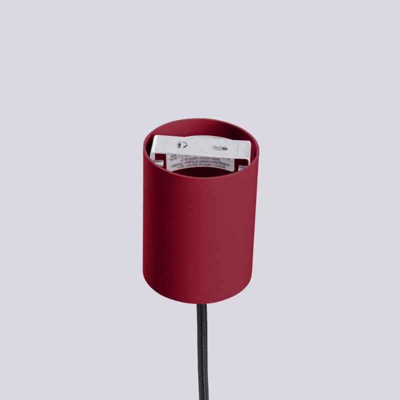 Lampa wisząca Sollux Lighting Halo 7693 burgundowo - biała nowoczesna 1xG9 x 1 szt.