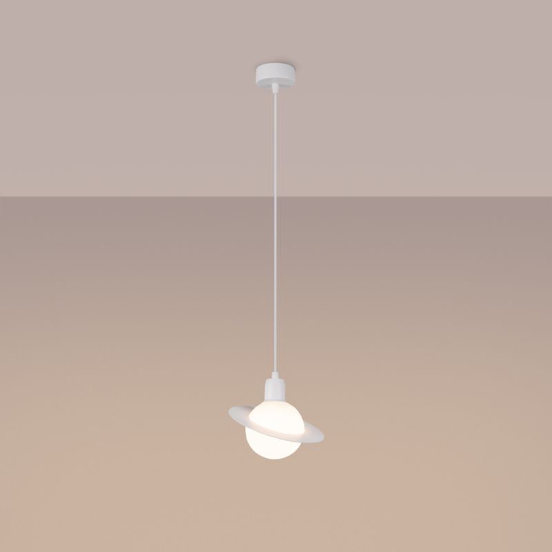 Lampa wisząca Sollux Lighting HYPERION 1 biały 1 szt.
