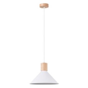 Lampa wisząca Sollux Lighting JAGA biała 1 szt.