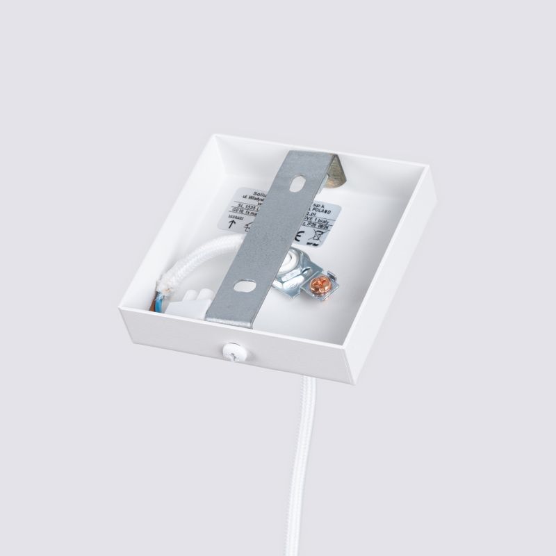 Lampa Wisząca Sollux Lighting KARBON 1 biały 1 szt.