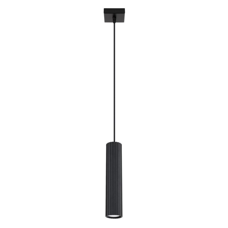 Lampa Wisząca Sollux Lighting KARBON 1 czarny 1 szt.
