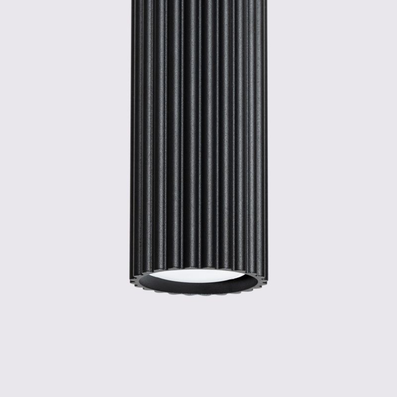 Lampa Wisząca Sollux Lighting KARBON 1 czarny 1 szt.