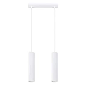 Lampa Wisząca Sollux Lighting KARBON 2 biały 1 szt.