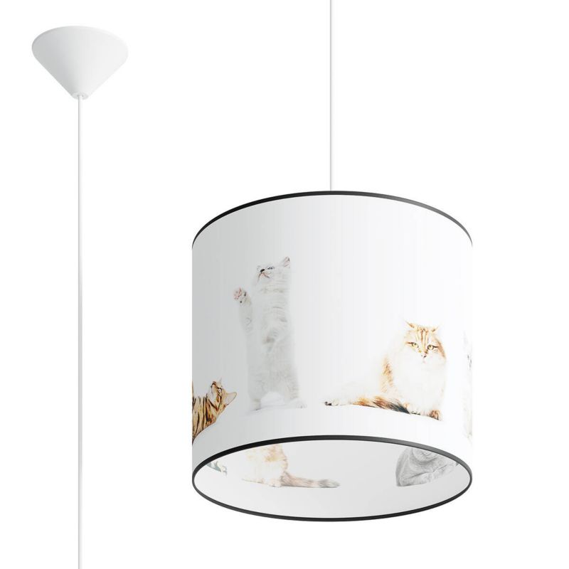 Lampa wisząca Sollux Lighting Kitty 6500 wielokolorowy dziecięca 1xE27 x 15W 1 szt.