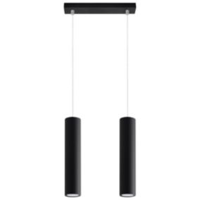 Lampa wisząca Sollux Lighting LAGOS 2 czarny 1 szt.