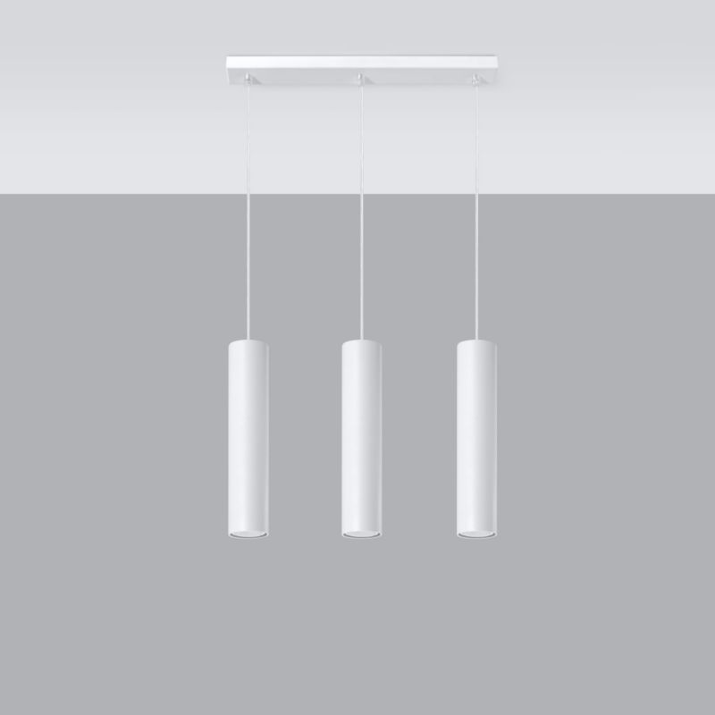 Lampa wisząca Sollux Lighting LAGOS 3L biały 1 szt.