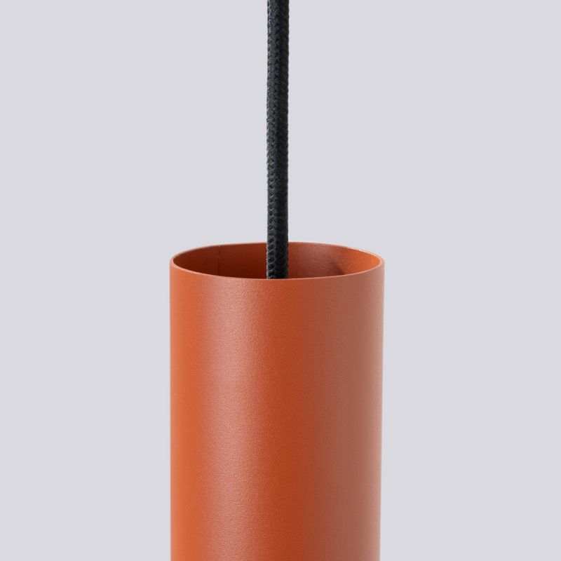 Lampa wisząca Sollux Lighting Lagos 4795 ochra czerwona nowoczesna 3xGU10 x 1 szt.