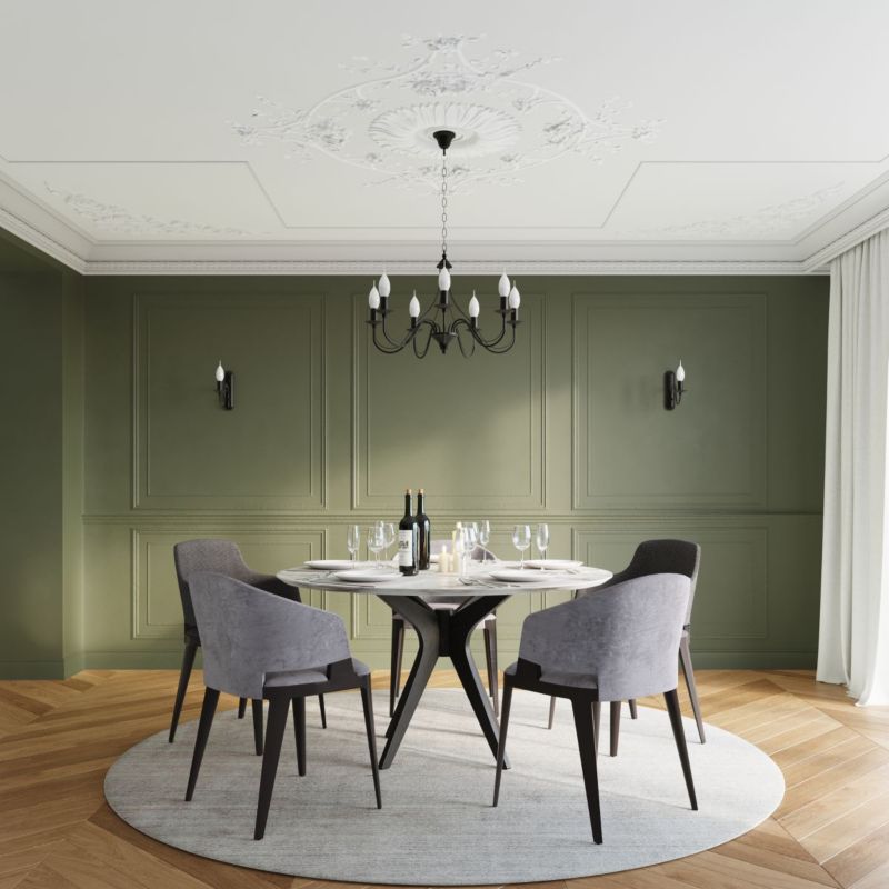 Lampa wisząca Sollux Lighting Minerwa 7x40W czarna stal, klasa IP20, 1 szt.