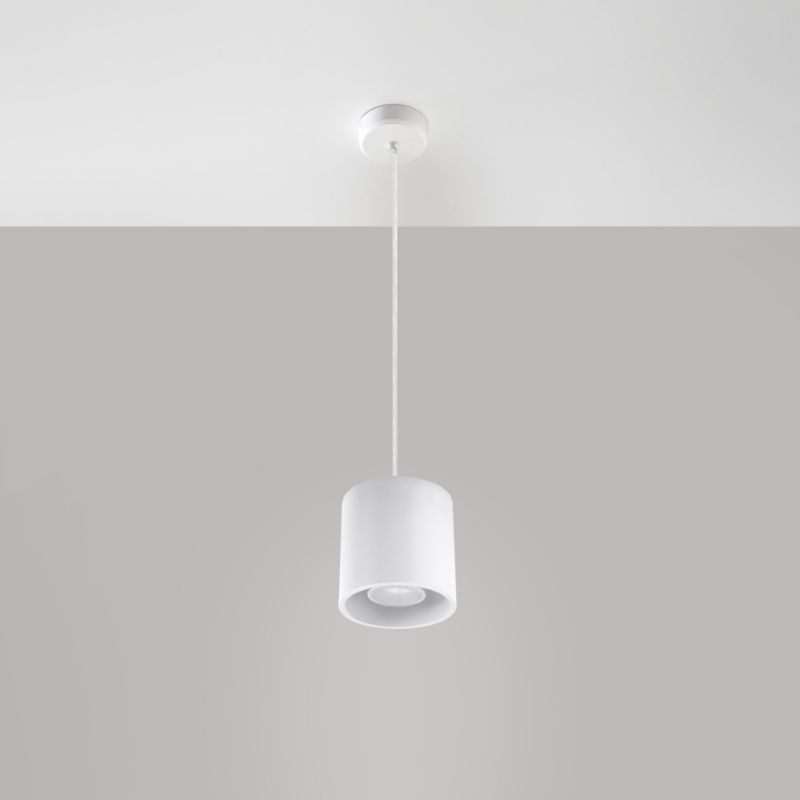 Lampa wisząca Sollux Lighting ORBIS 1 biały 1 szt.