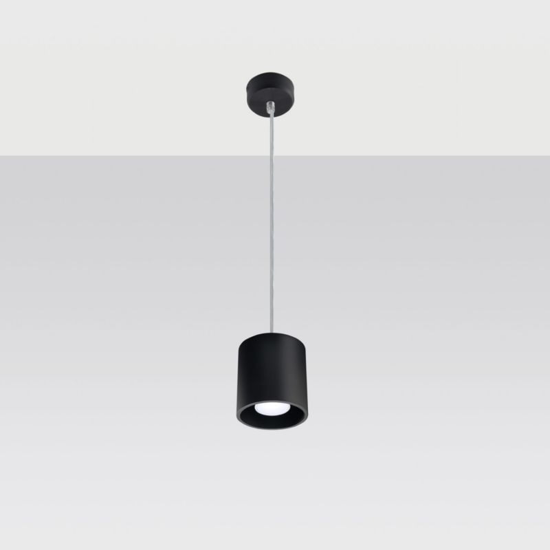 Lampa wisząca Sollux Lighting ORBIS 1 czarny 1 szt.