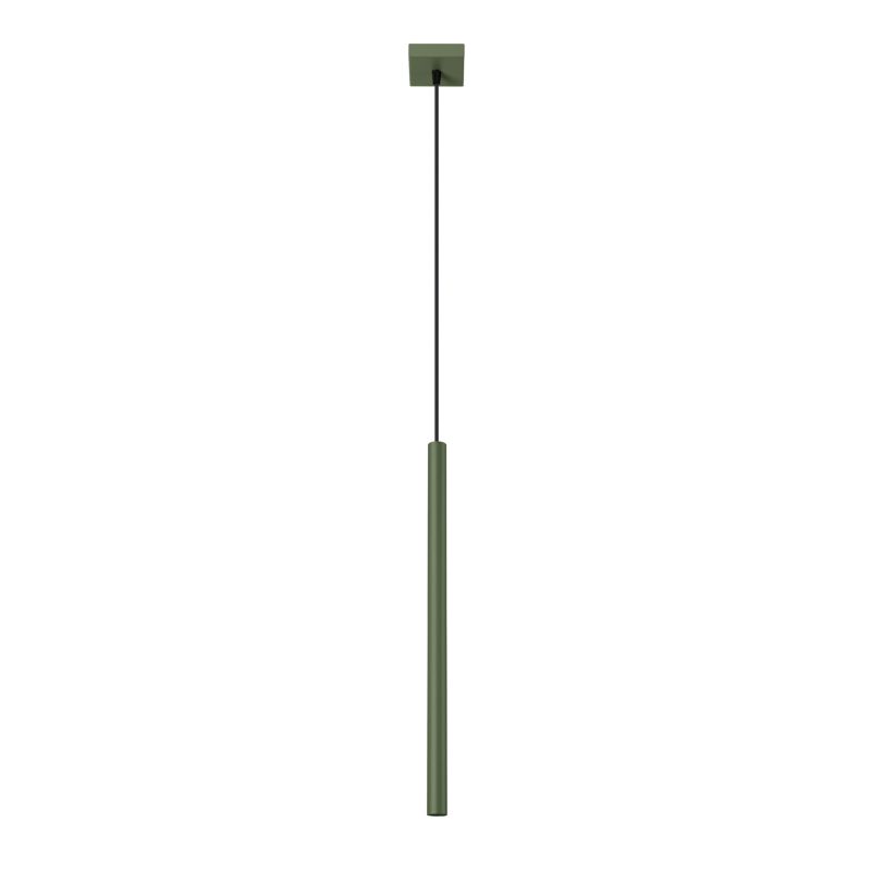 Lampa Wisząca Sollux Lighting PASTELO 1 zielona oliwka 1 szt.