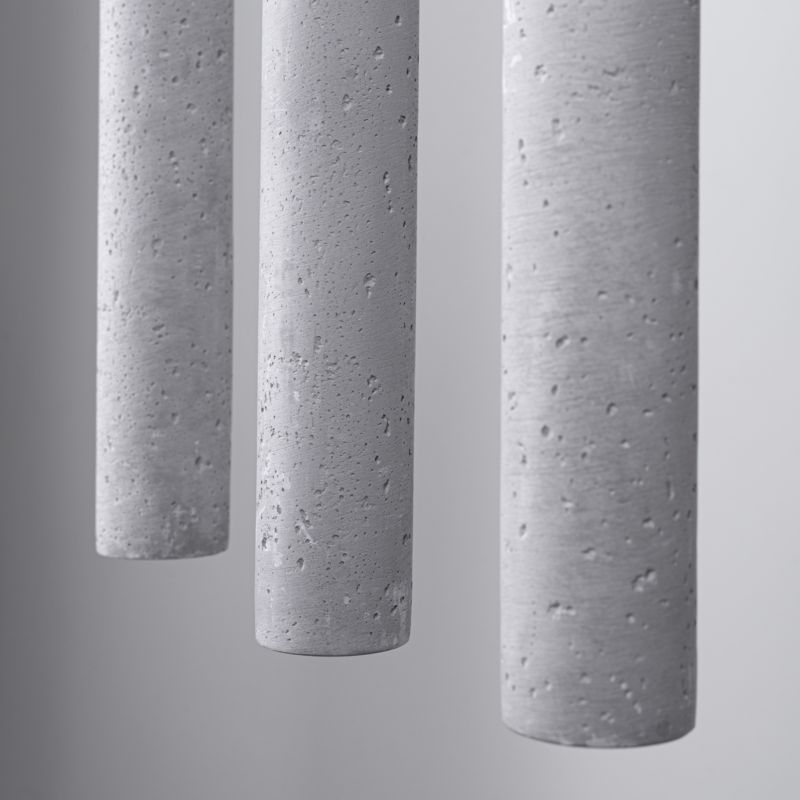 Lampa wisząca Sollux Lighting PASTELO 3L beton 1 szt.