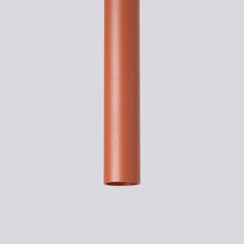 Lampa wisząca Sollux Lighting Pastelo 5167 ochra czerwona nowoczesna 5xG9 x 1 szt.