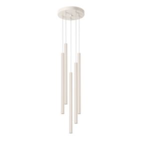Lampa Wisząca Sollux Lighting PASTELO 5P beżowa 1 szt.