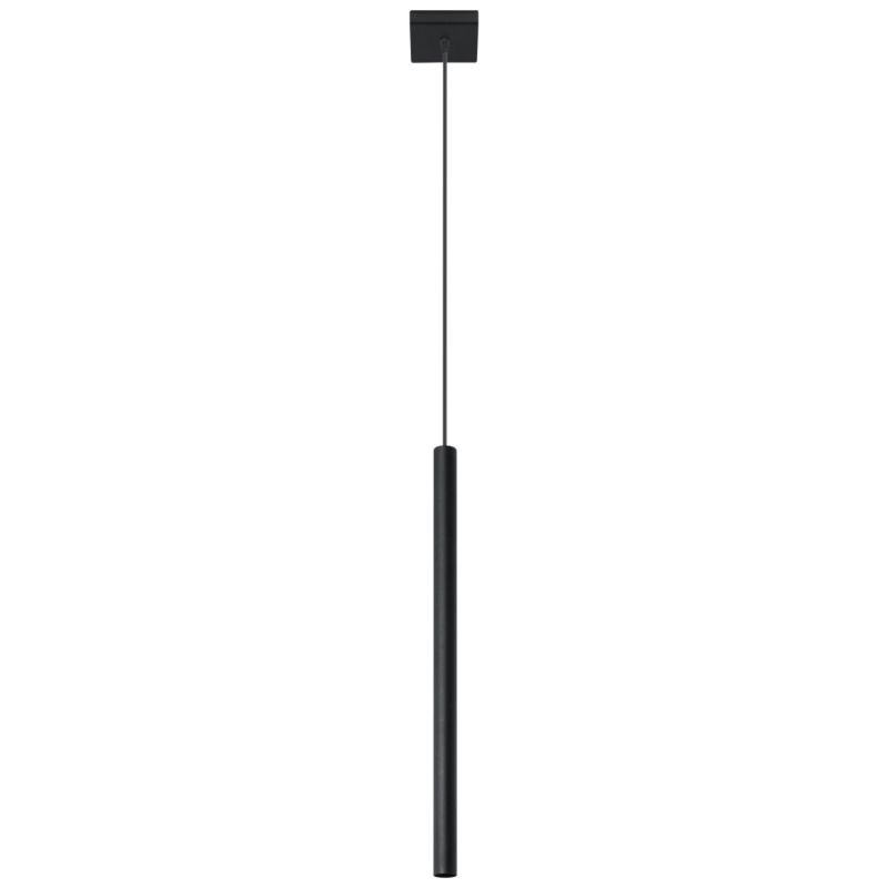 Lampa wisząca Sollux Lighting Pastelo czarna punktowa tuba 1xG9 x 12W 1 szt.