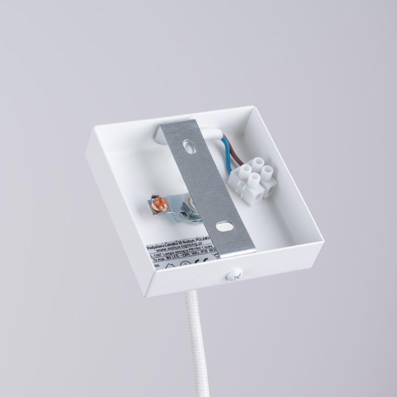 Lampa wisząca Sollux Lighting PRYSM 1 biała 1 szt.