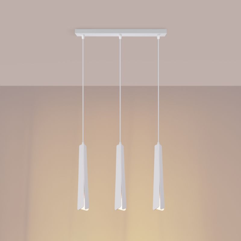 Lampa wisząca Sollux Lighting PRYSM 3L biała 1 szt.