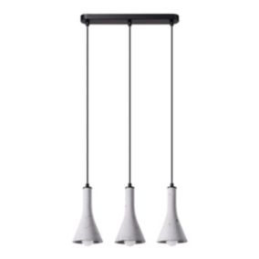 Lampa wisząca Sollux Lighting REA 3L beton 1 szt.