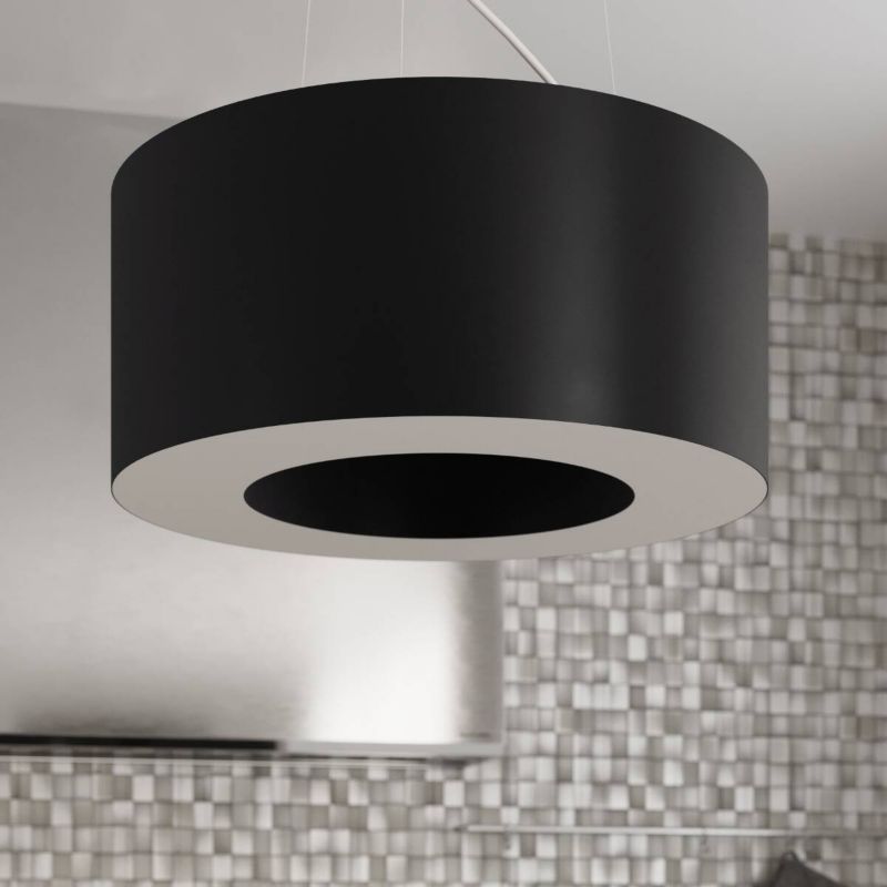 Lampa wisząca Sollux Lighting Saturno 7474 czarna szerokość 50 cm 5xE27 x 1 szt.