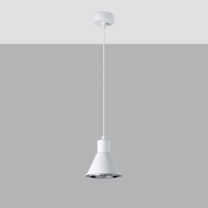 Lampa Wisząca Sollux Lighting TAZILA 1 biała 1 szt.