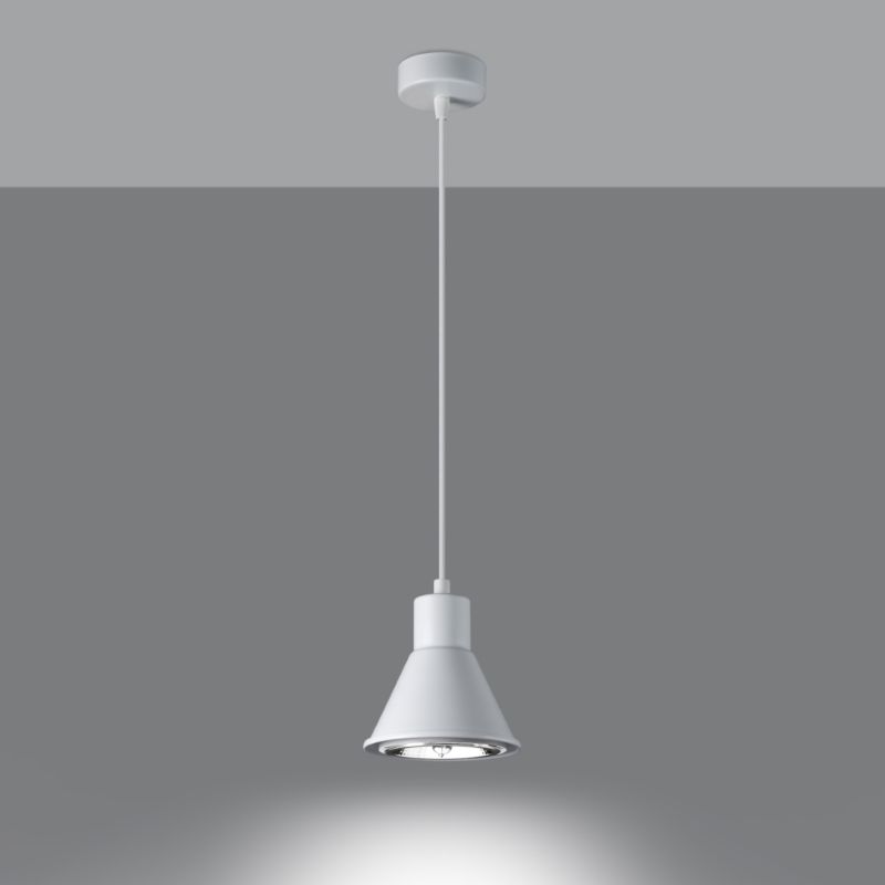 Lampa Wisząca Sollux Lighting TAZILA 1 biała 1 szt.