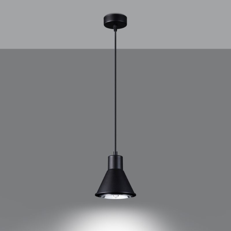 Lampa Wisząca Sollux Lighting TAZILA 1 czarna 1 szt.