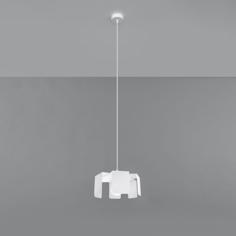 Lampa wisząca Sollux Lighting TULIP biały 1 szt.