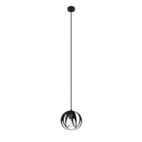 Lampa wisząca Sollux Lighting TULOS 1 czarna 1 szt.
