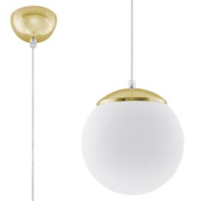 Lampa wisząca Sollux Lighting UGO 20 złota 1 szt.